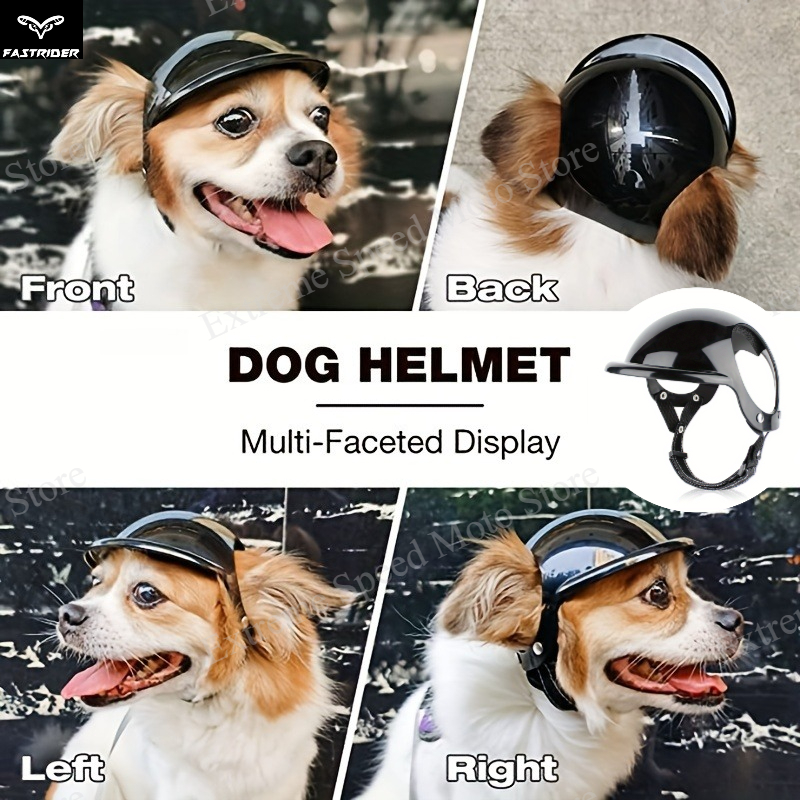 Motorcycle Gear For Dogs - Pet Motorcycle Helmet, Dog Safety Helmet