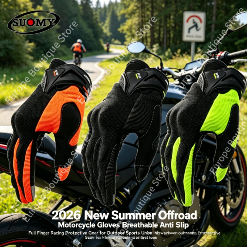 Motorcycle Gear Gloves - 2026 NEW Summer Offroad Motorcycle Gloves