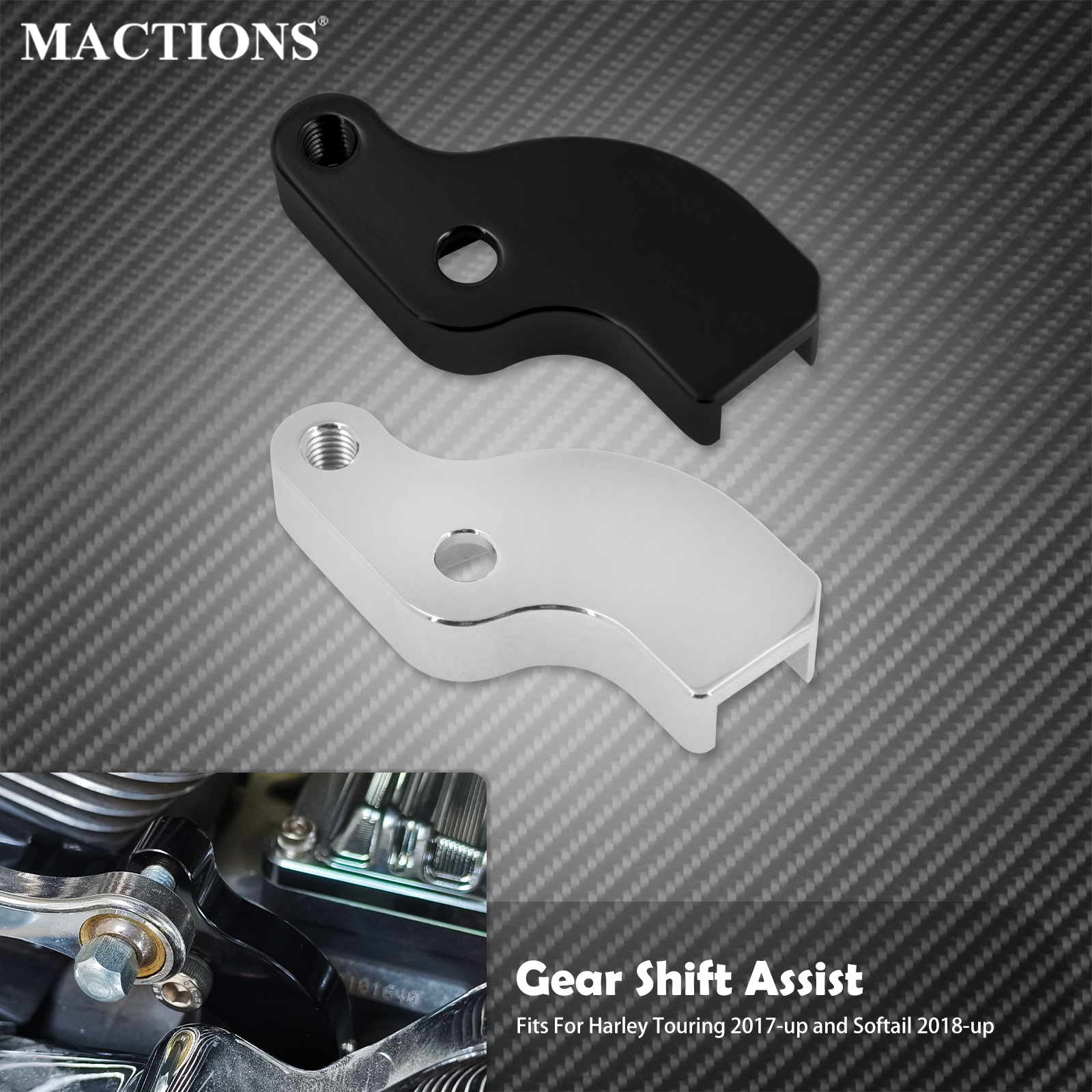 Motorcycle Gearbox - Motorcycle Gear Shift Assist Bracket Aluminium