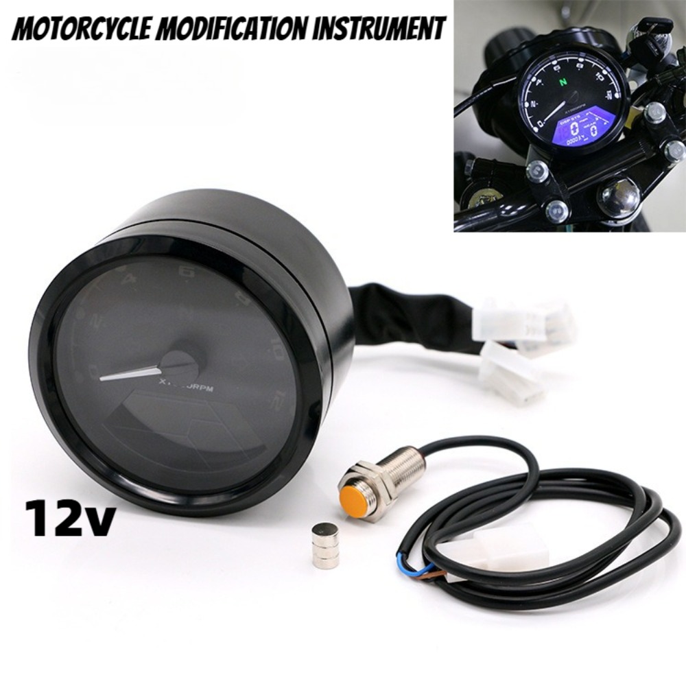 Motorcycle Gear On Sale - Universal Motorcycle Meter Speedometer Digital Odometer