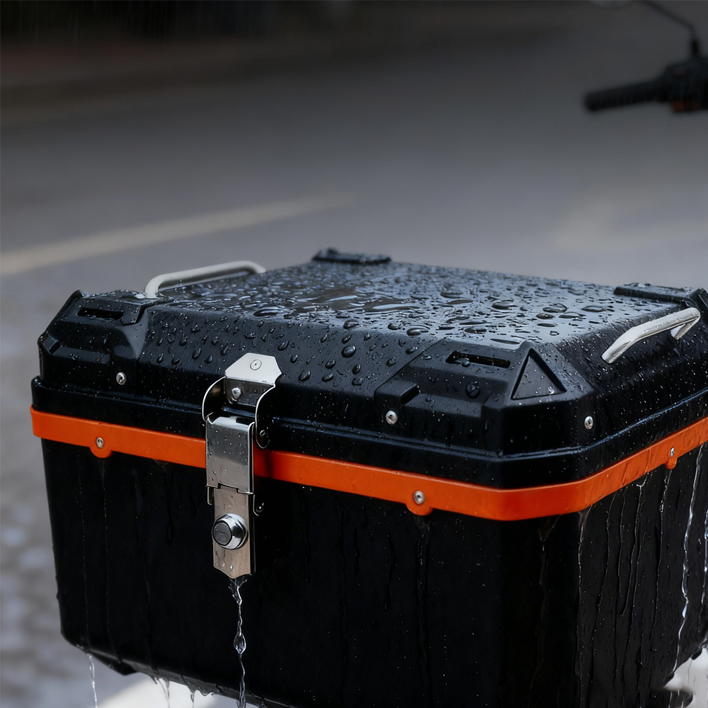 80L Large Capacity Plastic Mot - Motorcycle Gear Holder avaliação e preço
