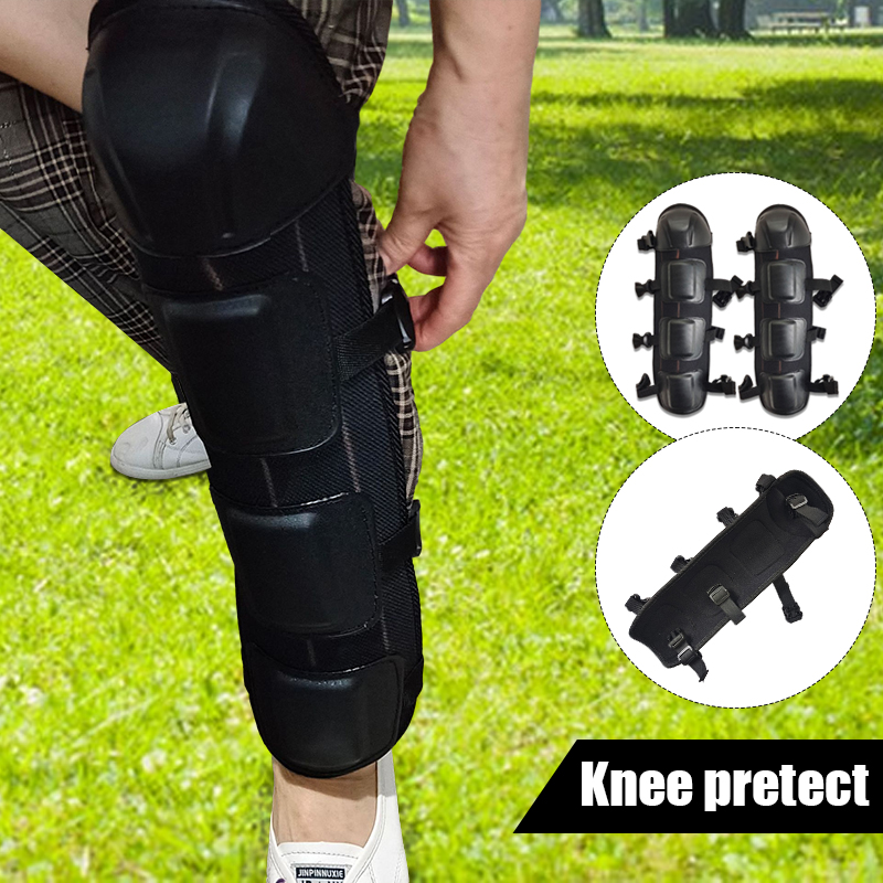 2Pcs Black Leg Protector With  - Knee Guard Hard avaliação e preço