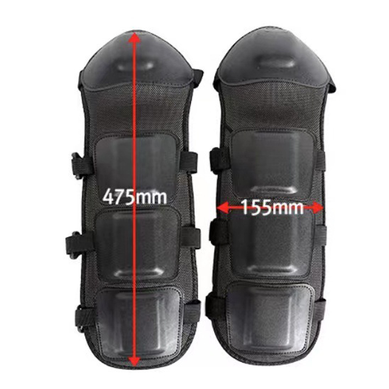 2Pcs Black Leg Protector With  - Knee Guard Hard avaliação e preço