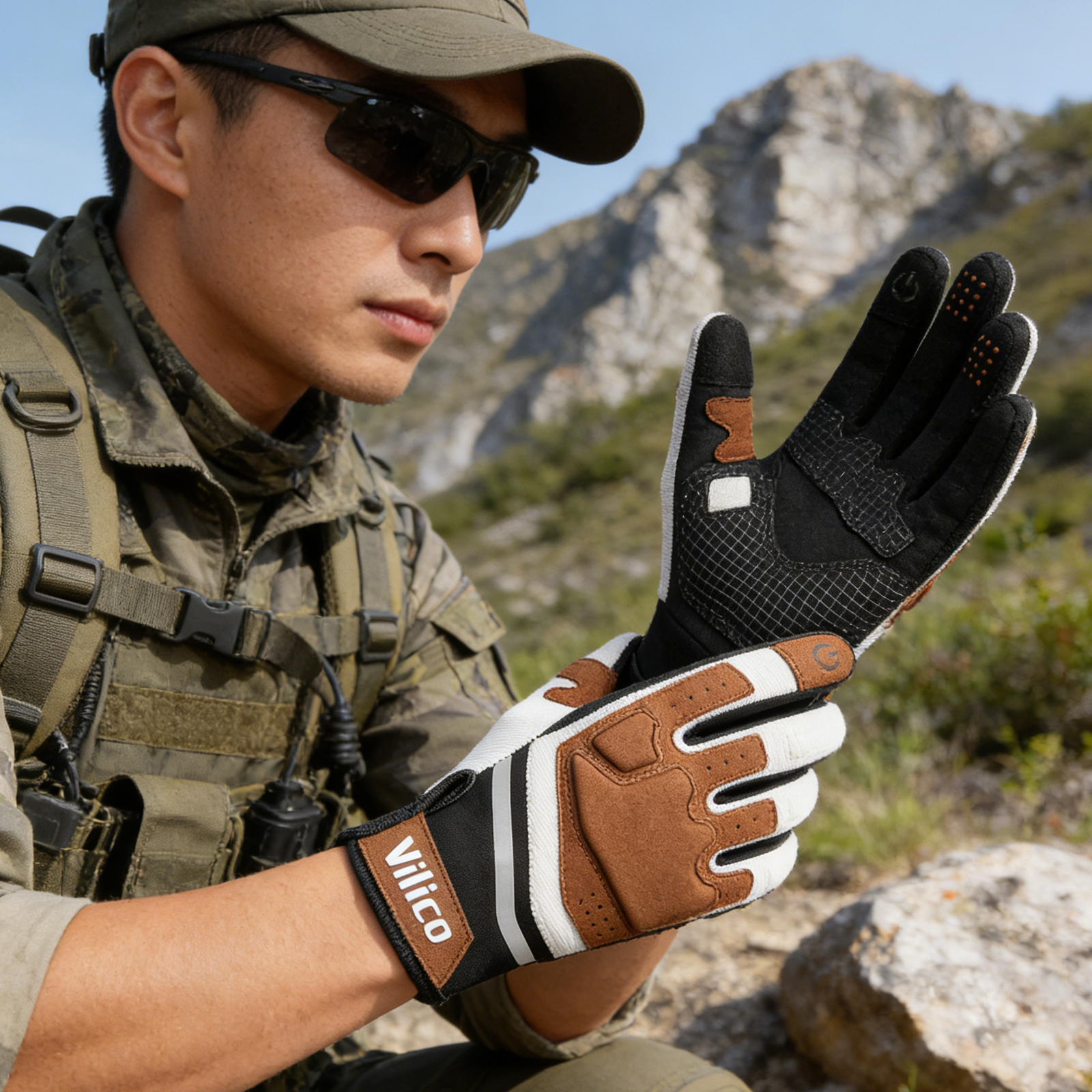 Hunting Gloves Tactical Gear M - Motorcycle Gear Gloves avaliação e preço