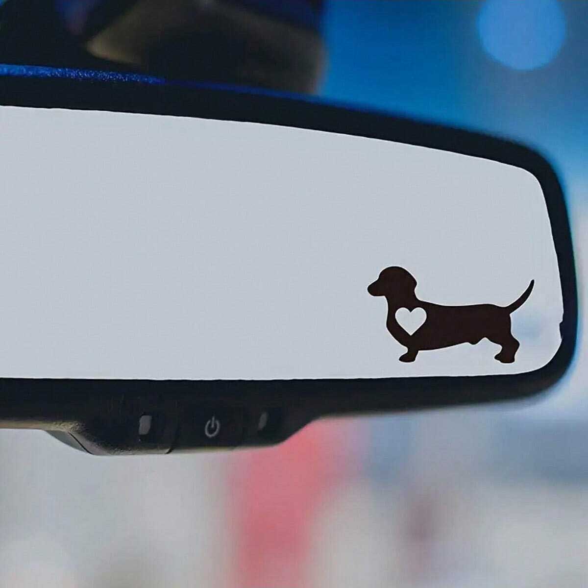1 Pack Shape Dachshund Car Sti - Motorcycle Gear For Dogs avaliação e preço
