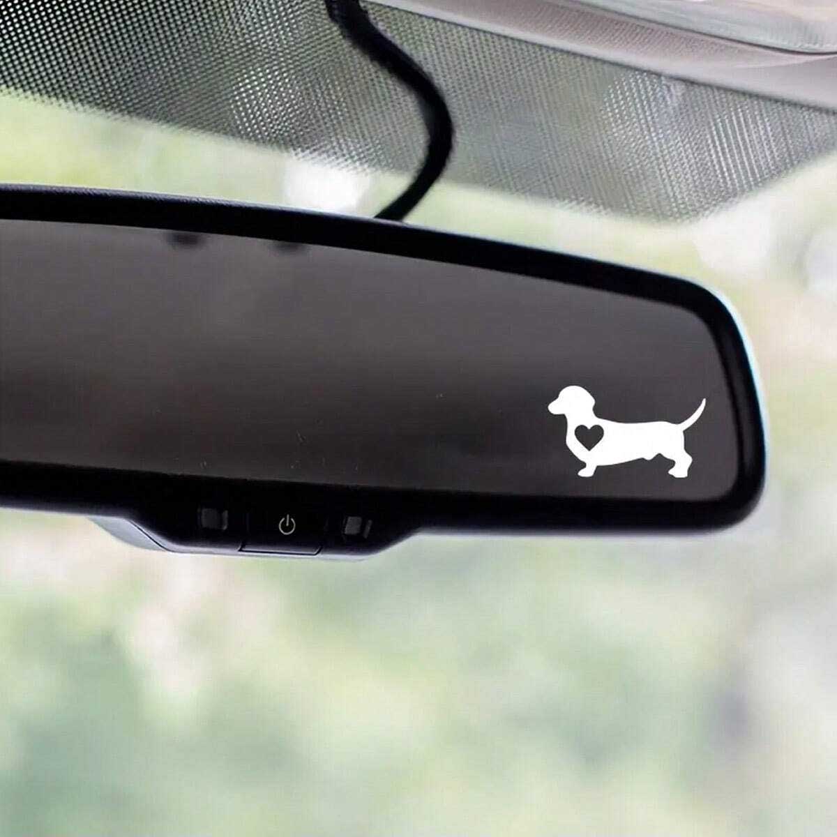1 Pack Shape Dachshund Car Sti - Motorcycle Gear For Dogs avaliação e preço
