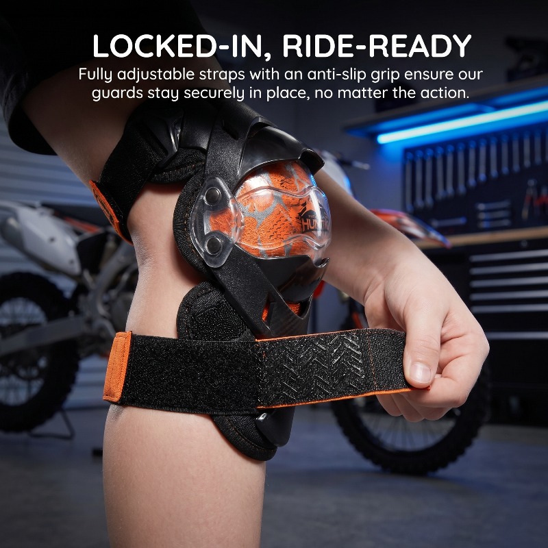 KN01H Kids Youth Motorcycle Of - Knee Guard Hard avaliação e preço