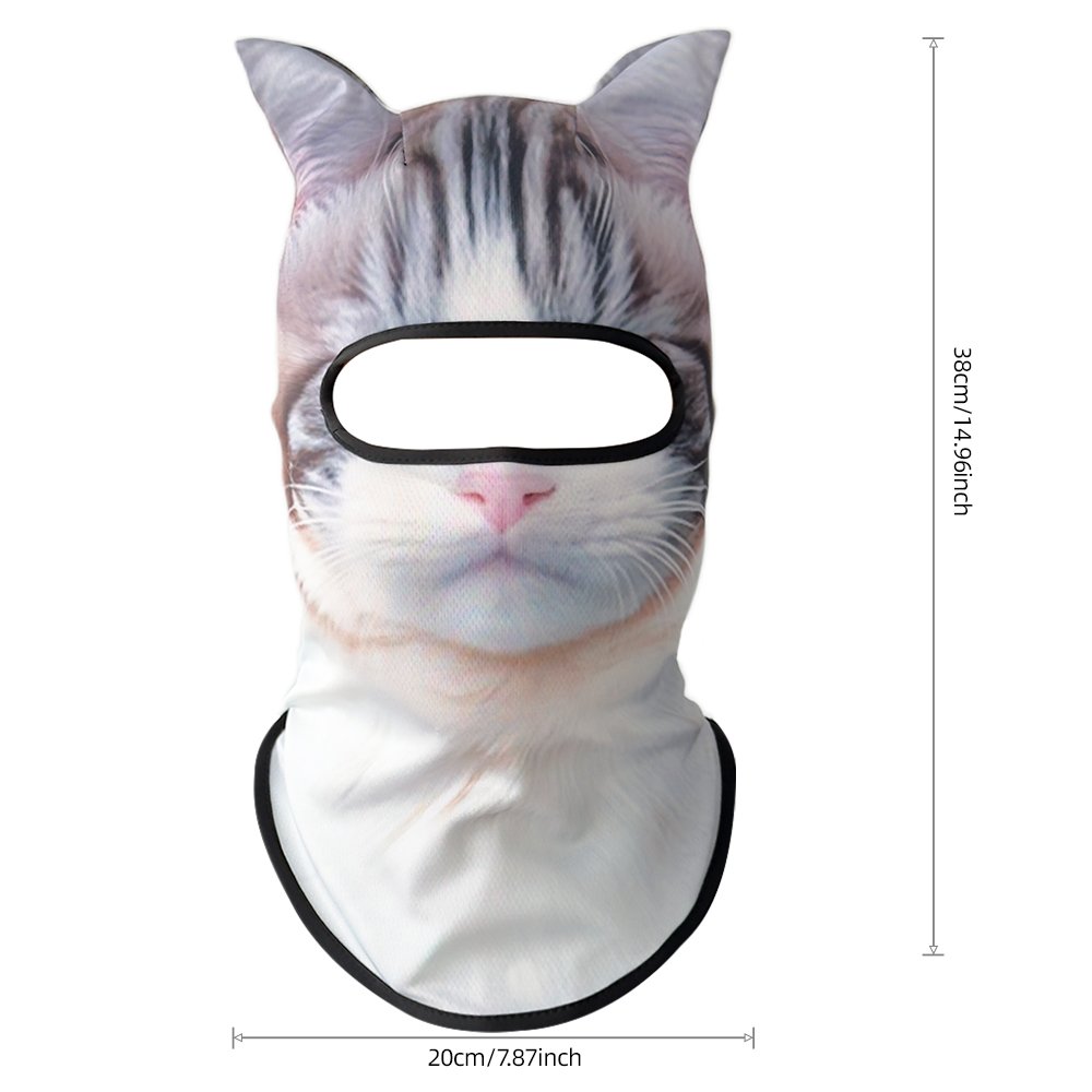 3D Animal Face Mask Motorcycle - Motorcycle Gear For Dogs avaliação e preço