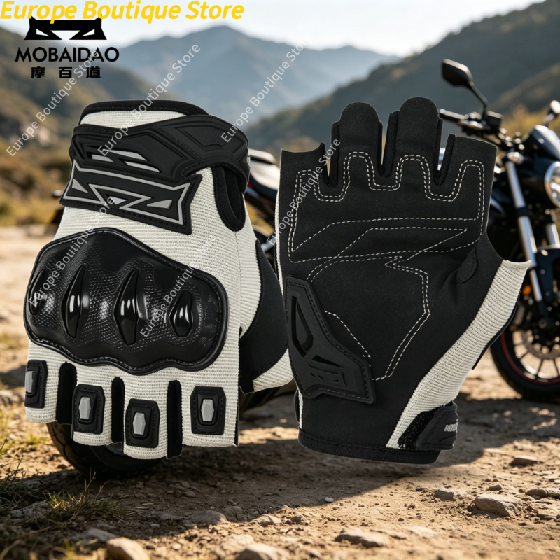 Mobaidao Summer Breathable Hal - Motorcycle Gear Gloves avaliação e preço