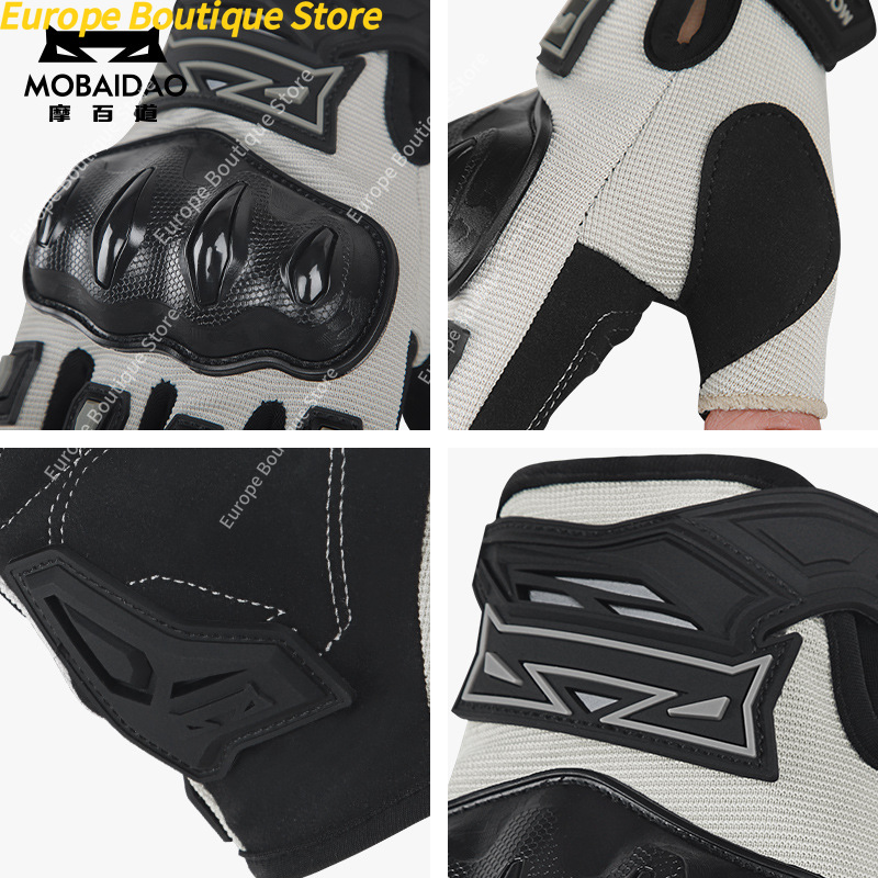 Mobaidao Summer Breathable Hal - Motorcycle Gear Gloves avaliação e preço