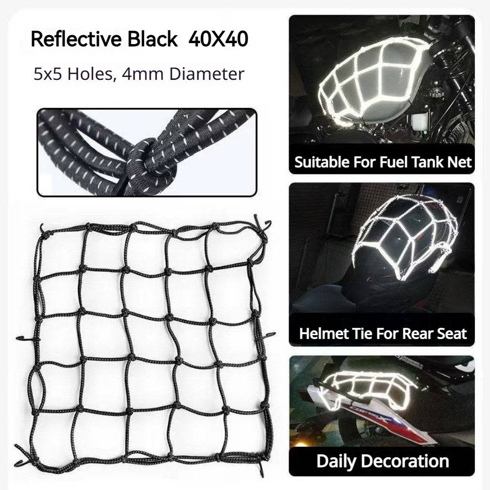 6 Hooks Luggage Net Protective - Motorcycle Gear Helmets avaliação e preço