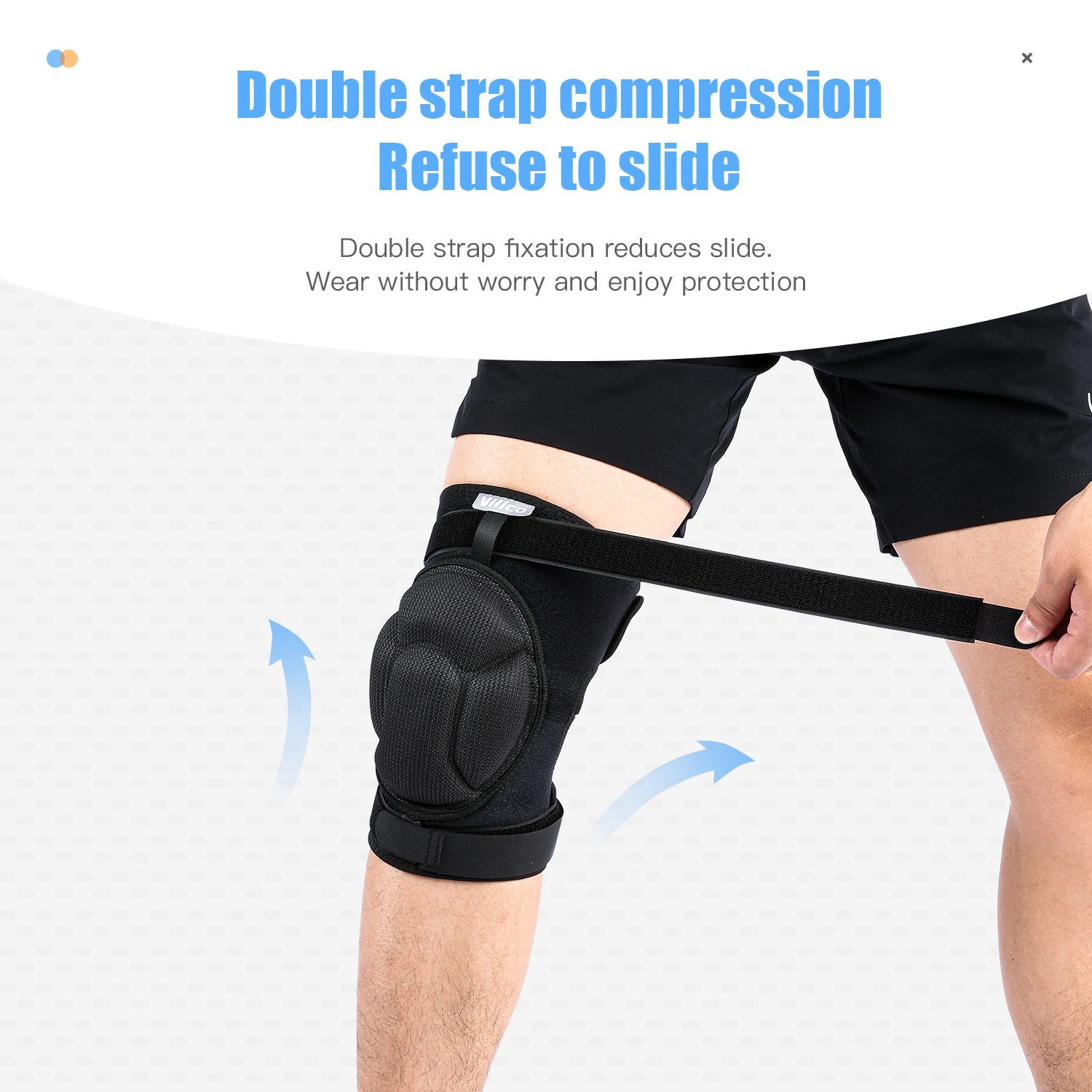 Adjustable hard shell knee pad - Knee Guard Hard avaliação e preço