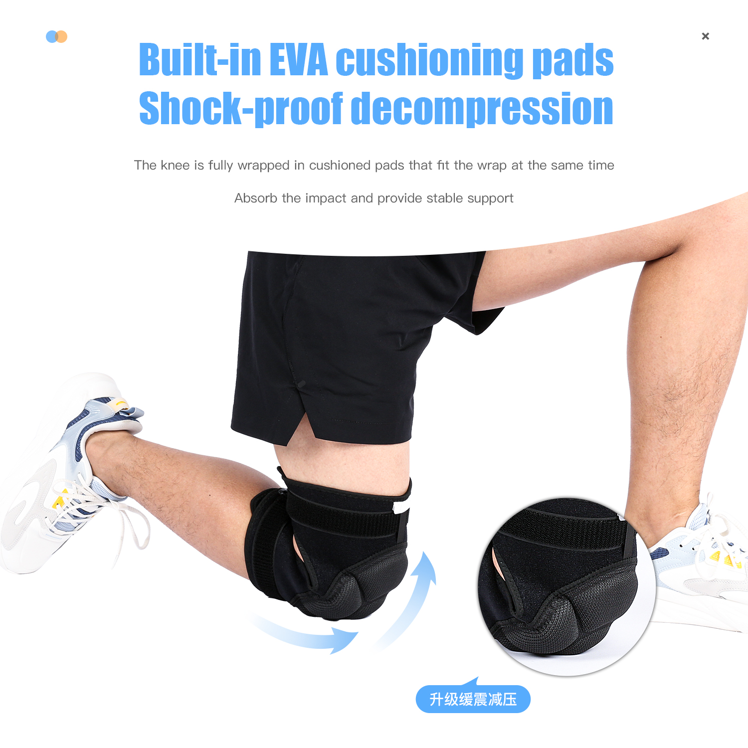 Adjustable hard shell knee pad - Knee Guard Hard avaliação e preço