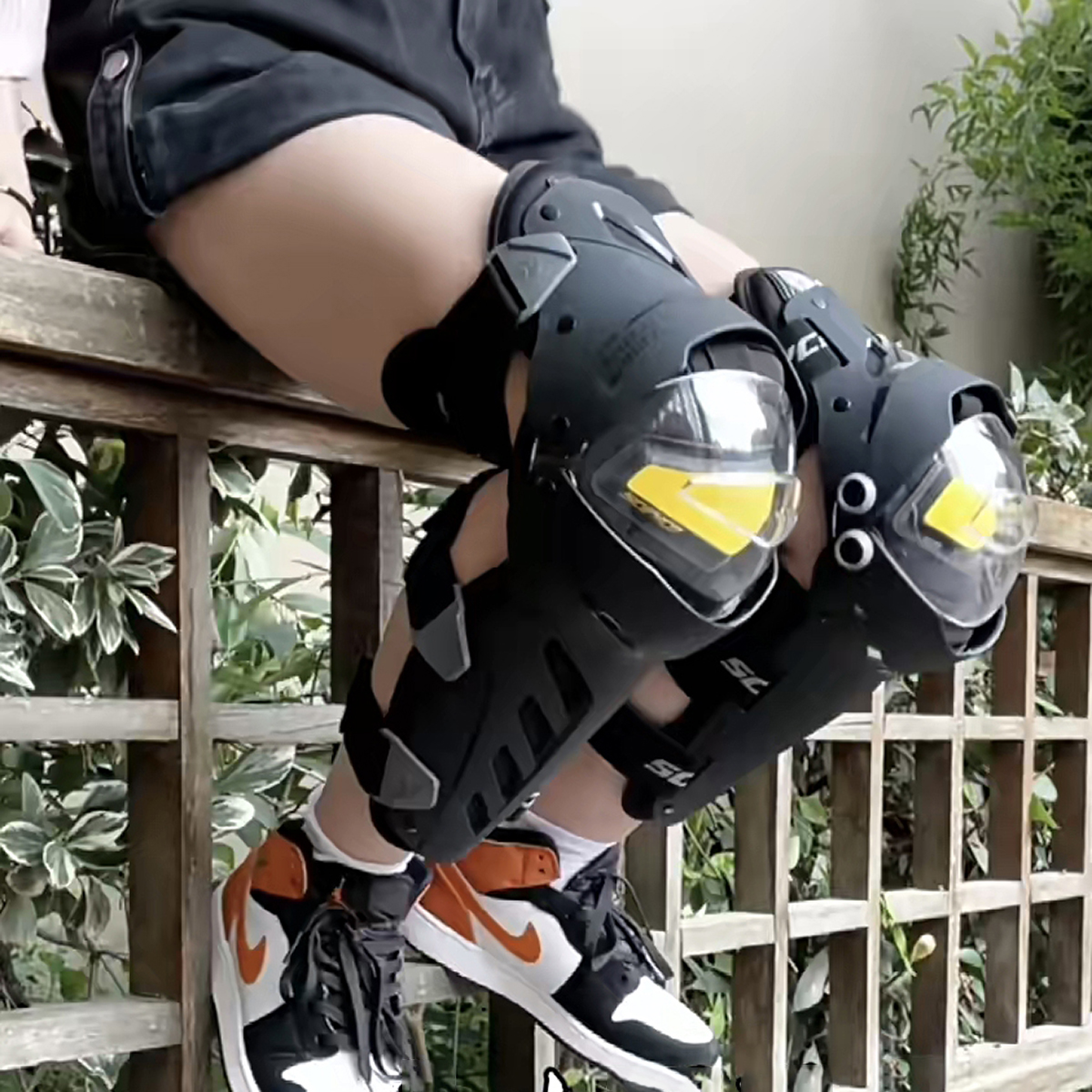 SCOYCO Motorcycle Knee Pads CE - Motorcycle Gear Holder avaliação e preço