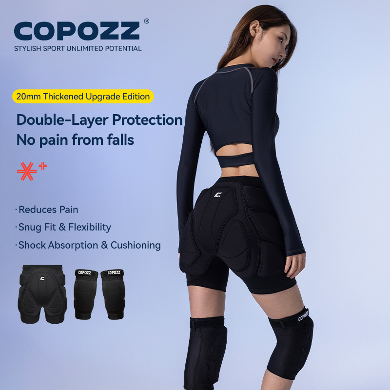 COPOZZ Upgraded Ski Knee Pads  - Motorcycle Gear On Sale avaliação e preço