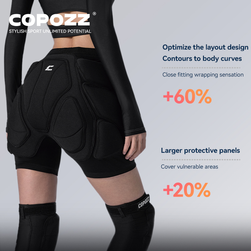 COPOZZ Upgraded Ski Knee Pads  - Motorcycle Gear On Sale avaliação e preço