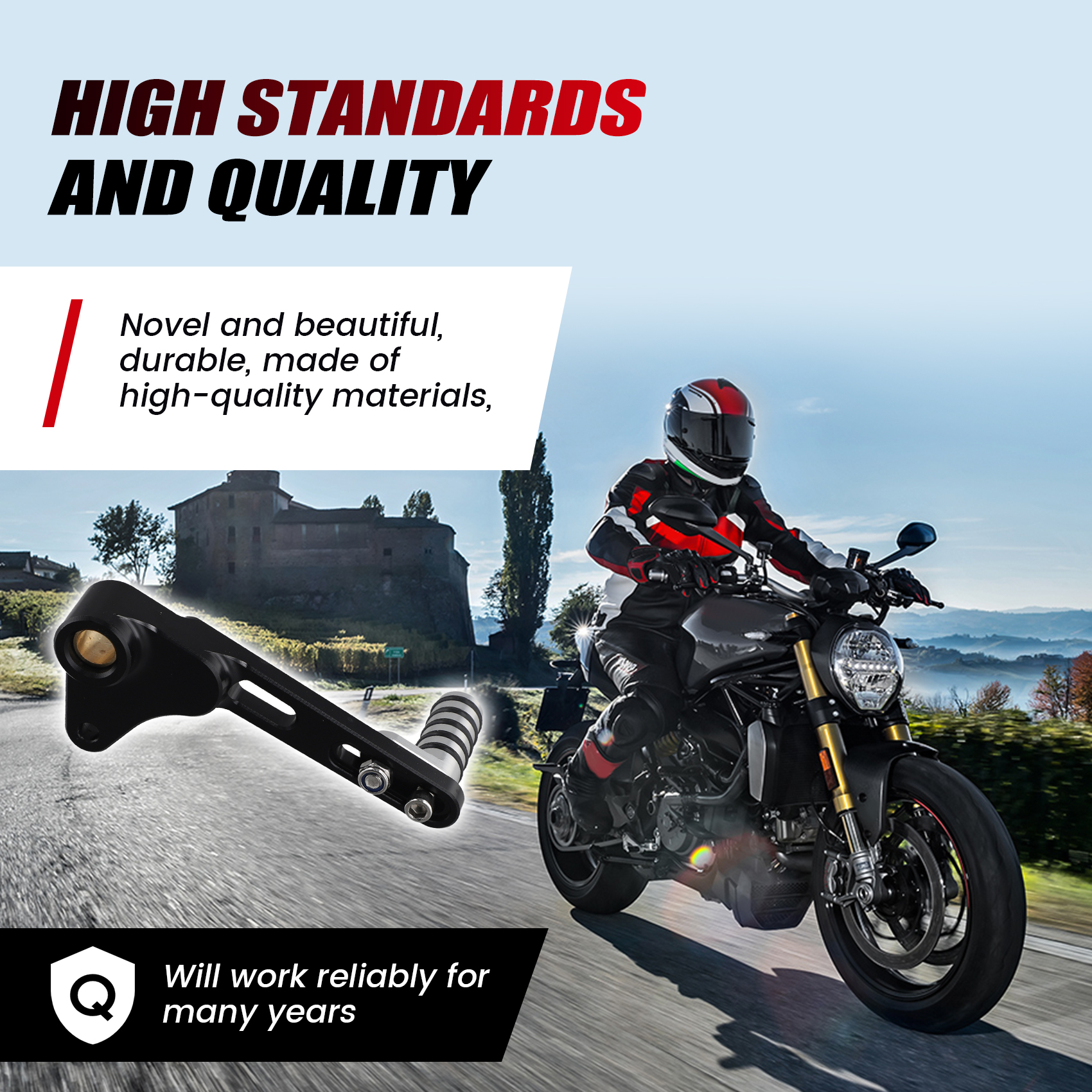 A11M-Motorcycle Adjustable Gea - Motorcycle Gear Shift avaliação e preço