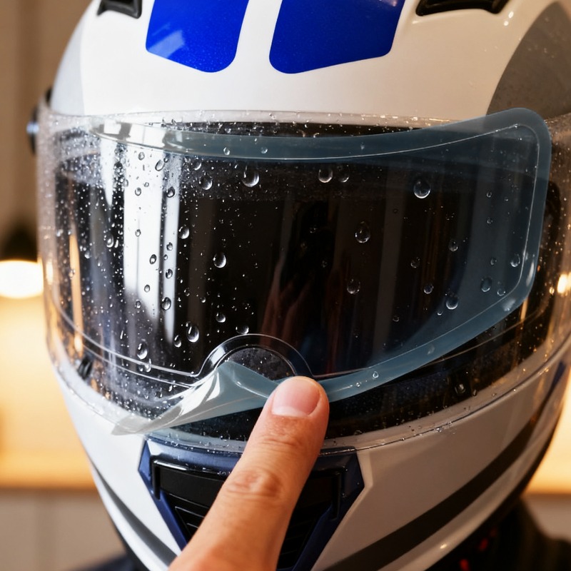 Upgraded Nano PET Helmet Visor - Motorcycle Gear Helmets avaliação e preço