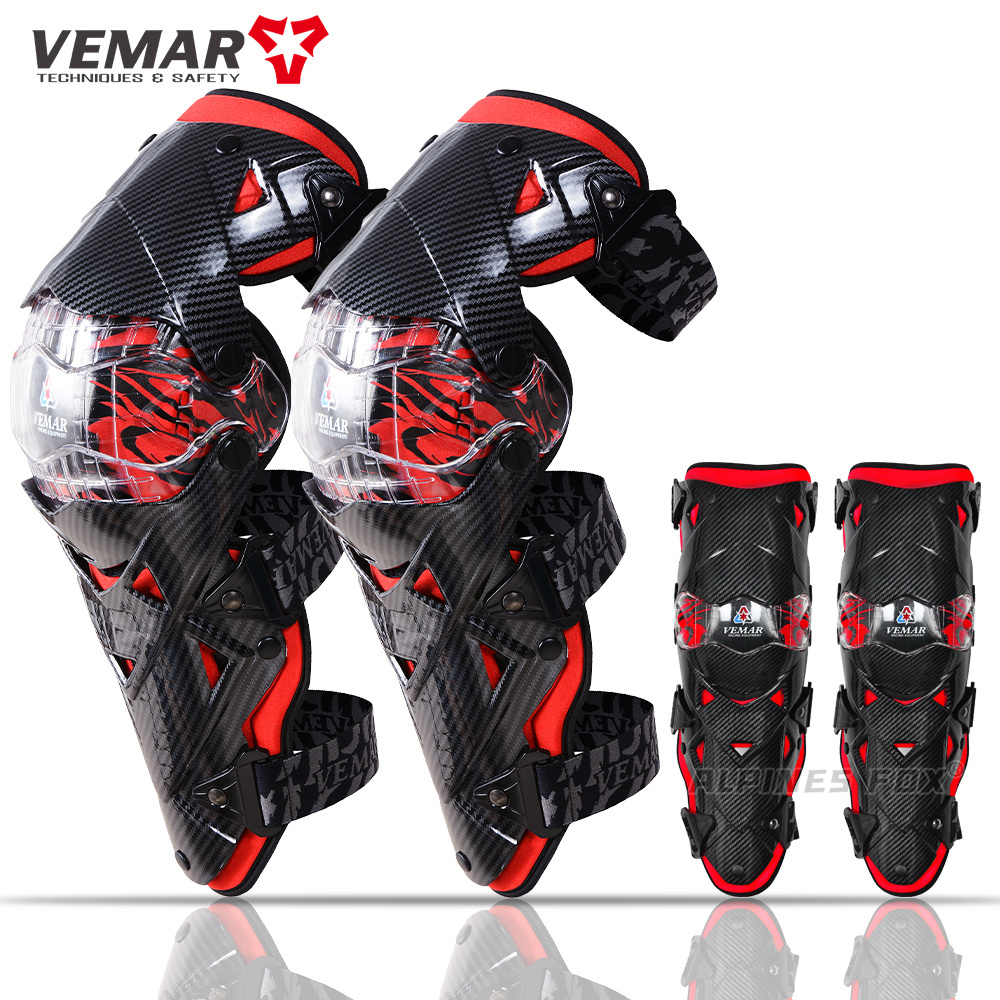 VEMAR 4Pcs Motorcycle Protecti - Knee Guard Hard avaliação e preço