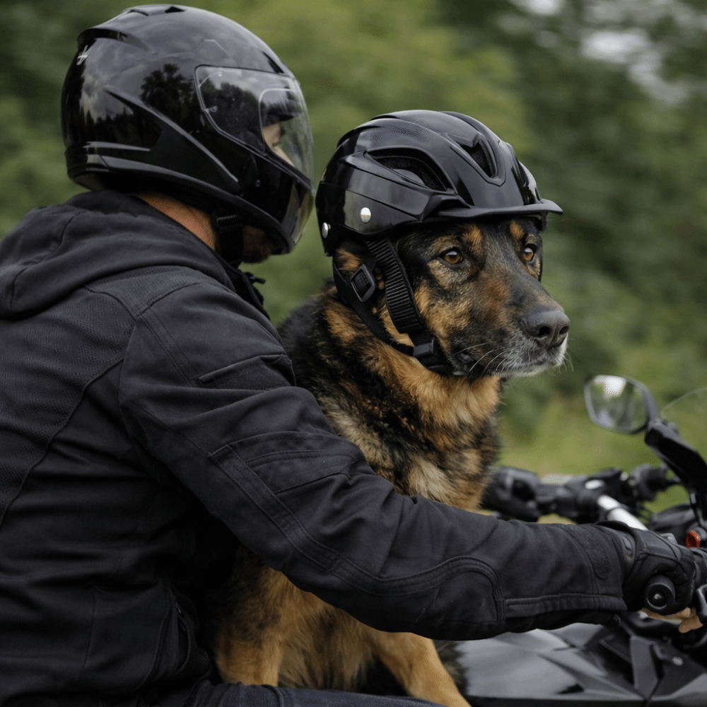 Pet Headgear Adjustable Dog He - Motorcycle Gear For Dogs avaliação e preço