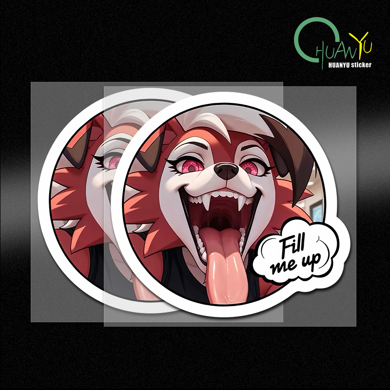 Car sticker fox dog head perso - Motorcycle Gear For Dogs avaliação e preço